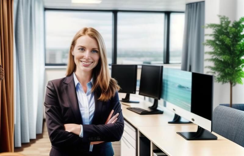 People,Talking,And,Working,Together,In,The,Modern,Office,Near
